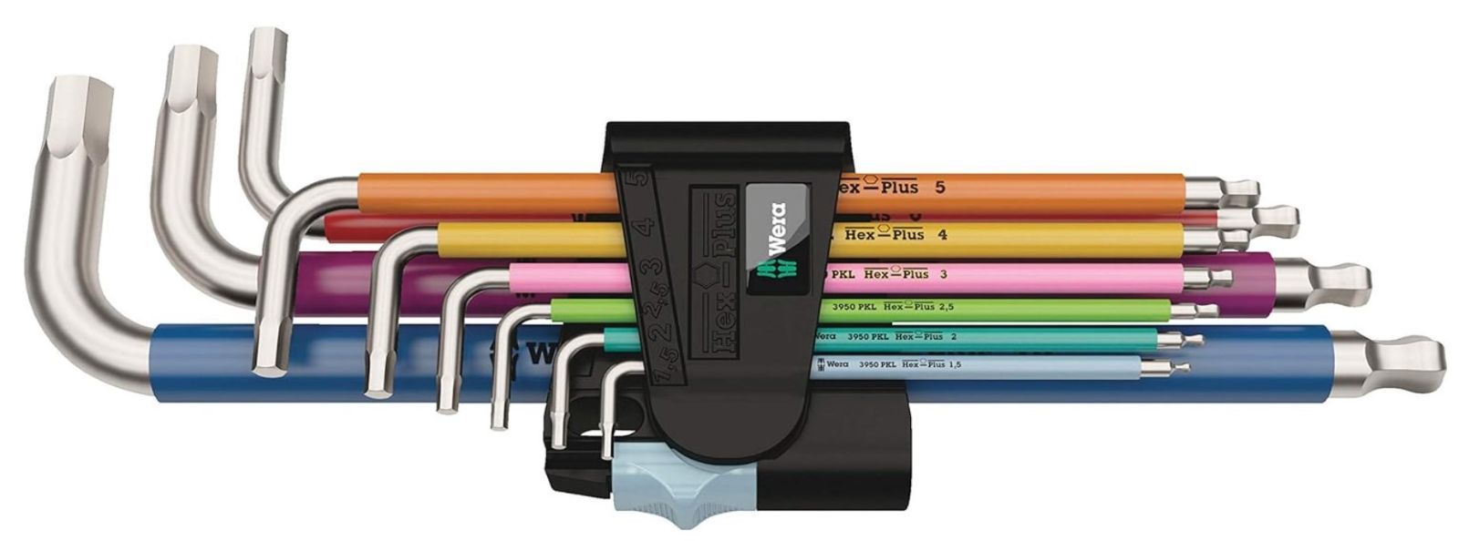 Wera ステンレス 3950|9 六角レンチセット 9本組 1.5mm-10mm マルチ ヘックスキーセット