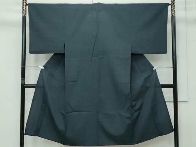 平和屋着物 上 男性 白鷹お召 単衣 蚊絣 CZAA3630s5