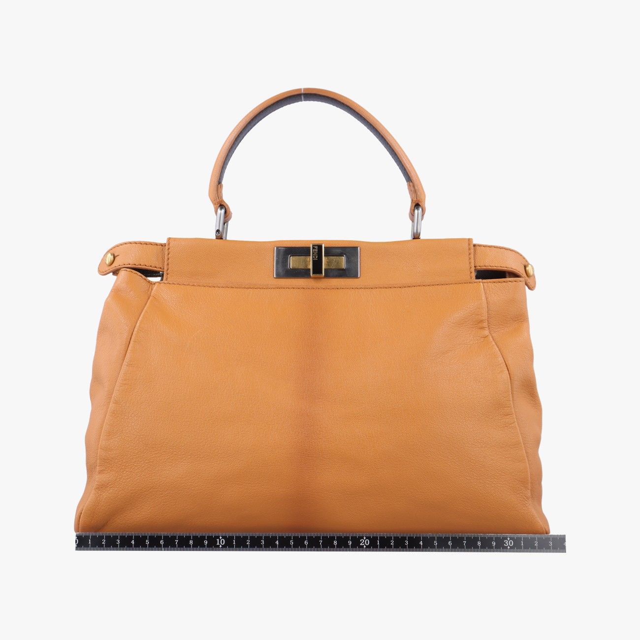 フェンディFendiピーカブーブラウンレザー8BN2262454-8BN226 BBO.119