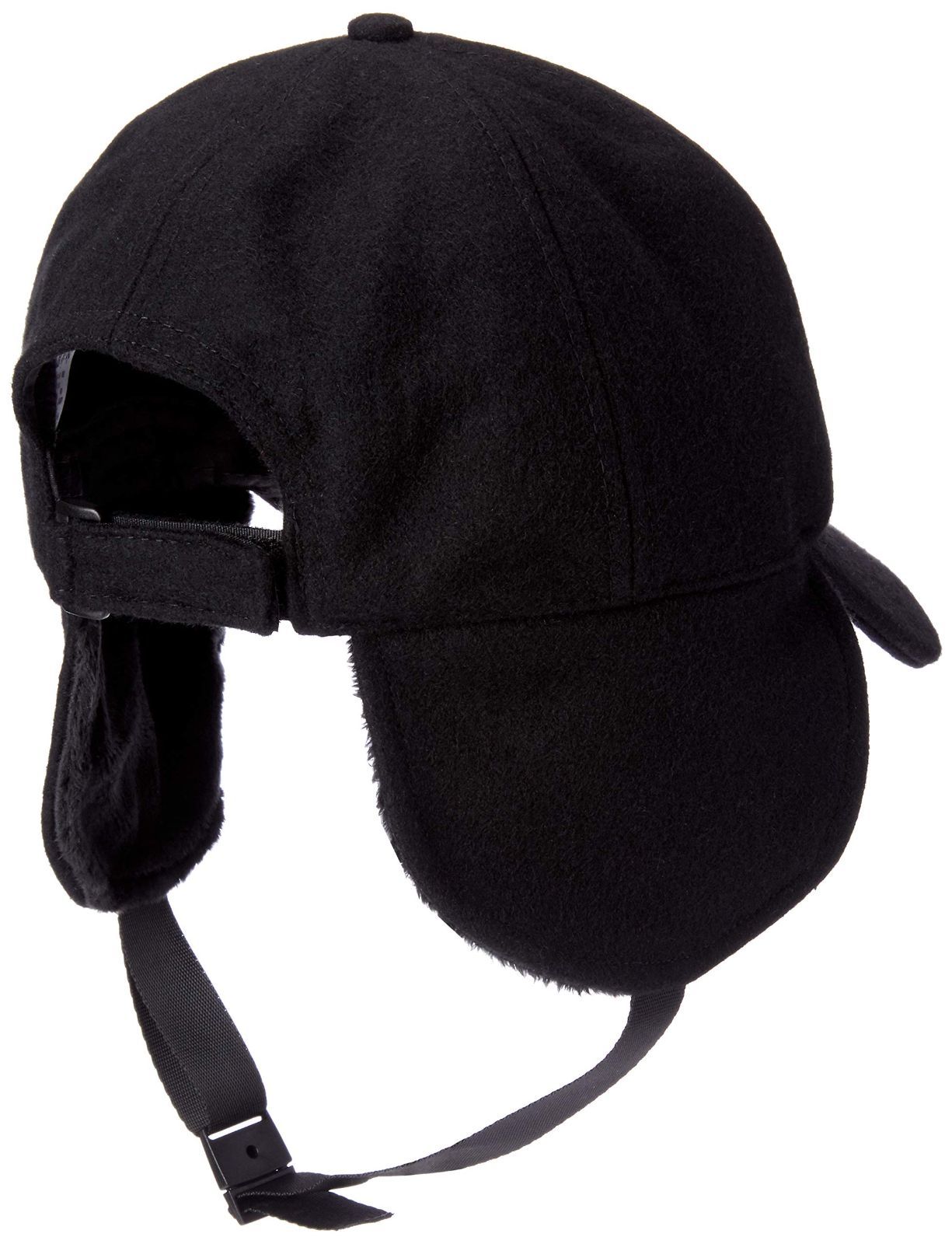 防寒耳付きウール混キャップ キャップ