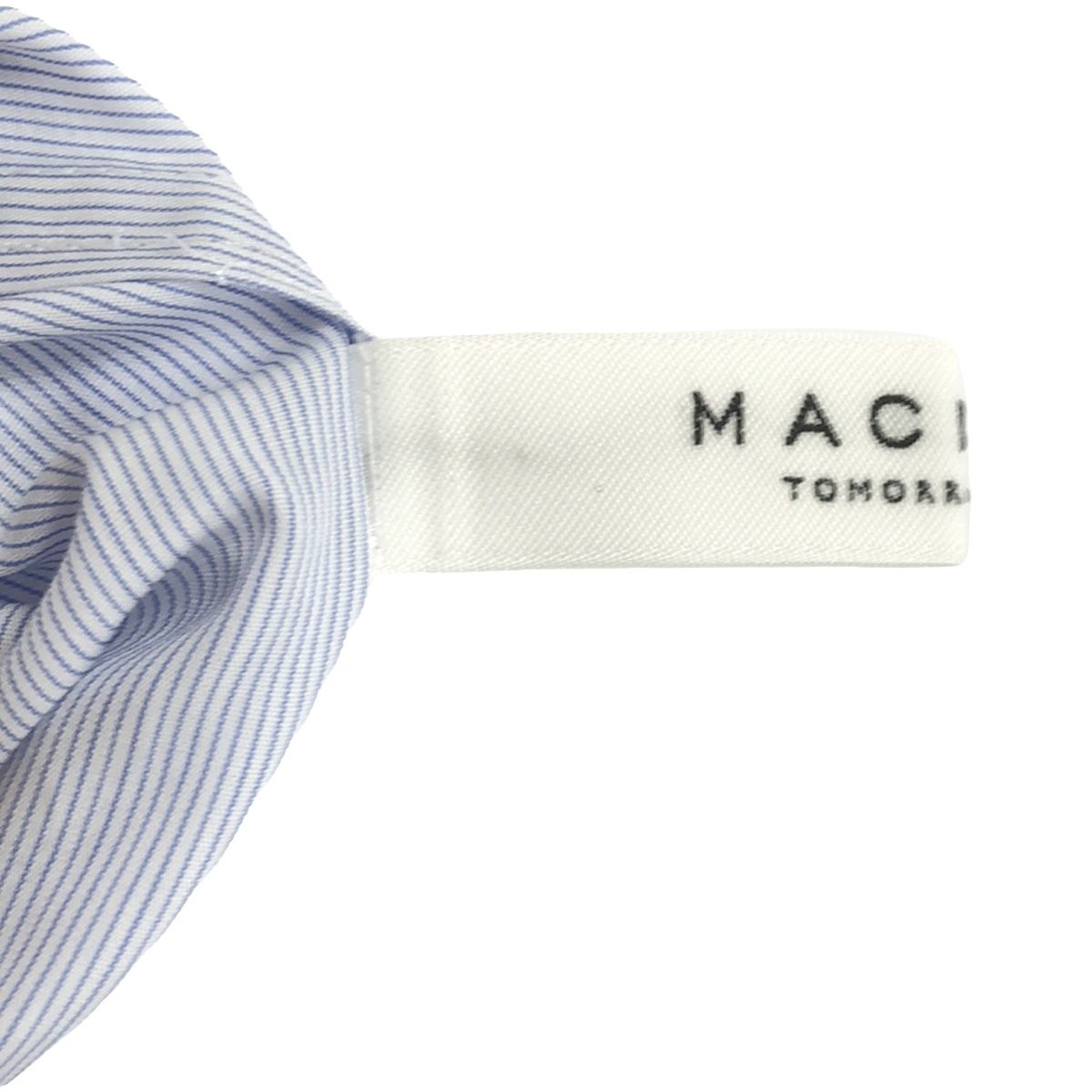 MACPHEE マカフィー コットンブロードスタンドカラーチュニック