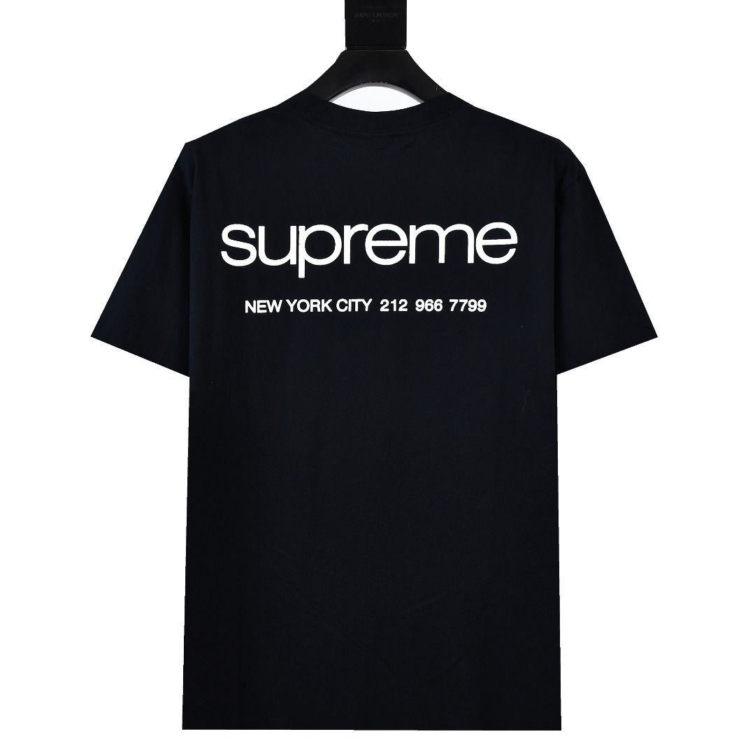 シュプリーム SUPREME 23AW NYC Tee ニューヨーク シティ Tシャツ Tシャツ ロゴ ブラック