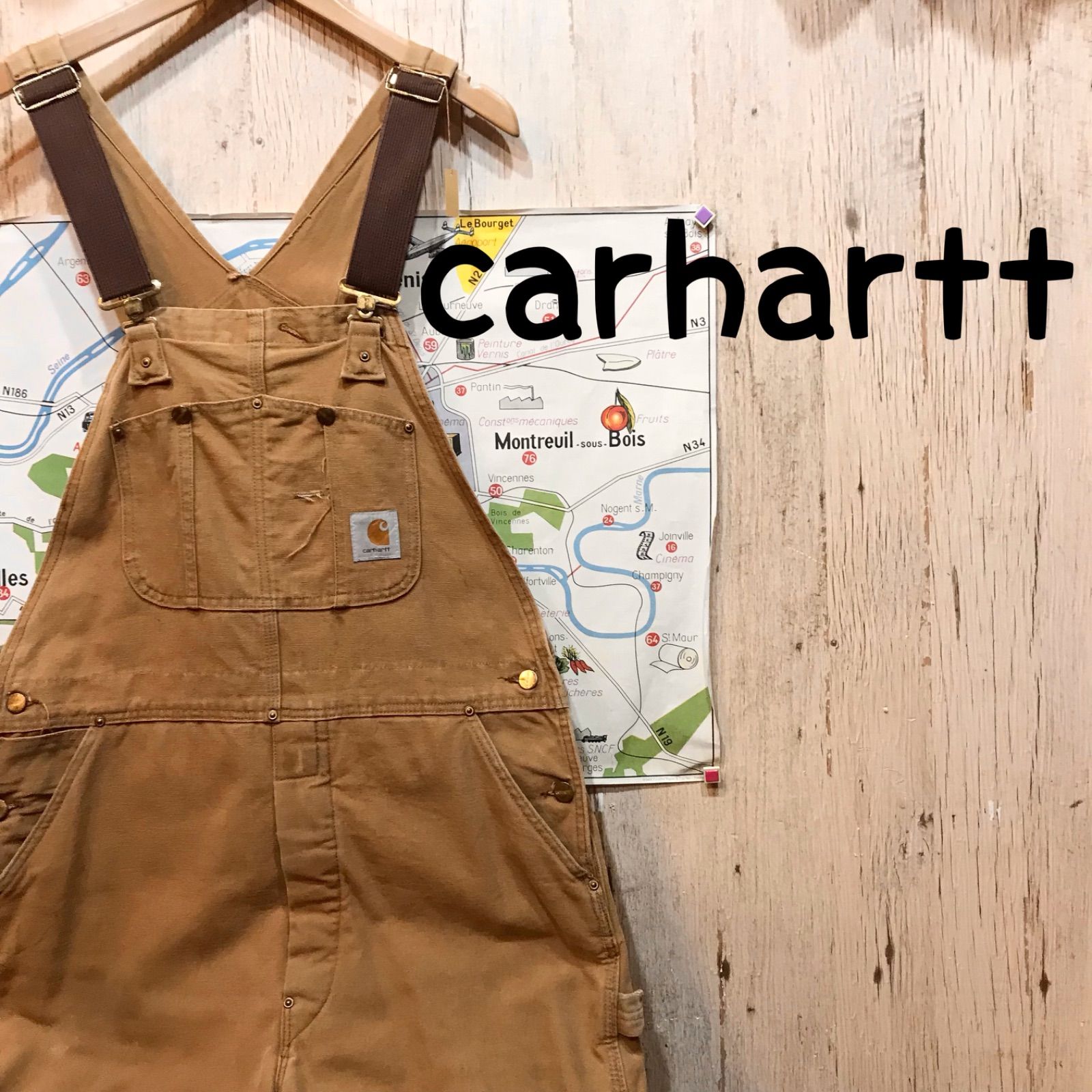 carhartt カーハート オーバーオール w38 古着 (1123) - メルカリ