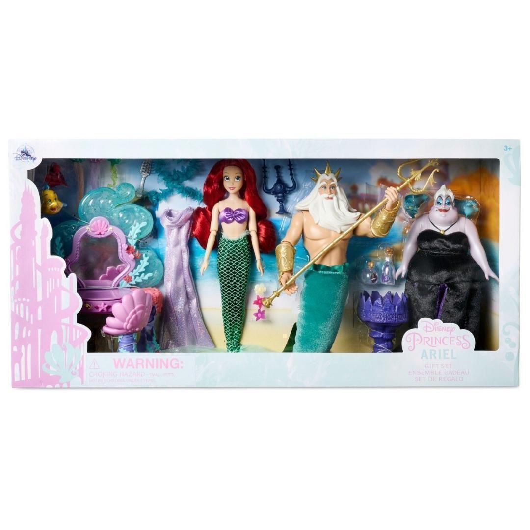 新品 リトルマーメイド アリエル＆アースラ＆トリトン王