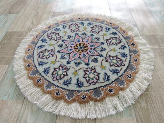 Y3176 高級ペルシャ絨毯 イラン ナイン産 ウール 手織り 大判 3m越え 手織り ペルシャ絨毯：大型サイズ – JAHAN