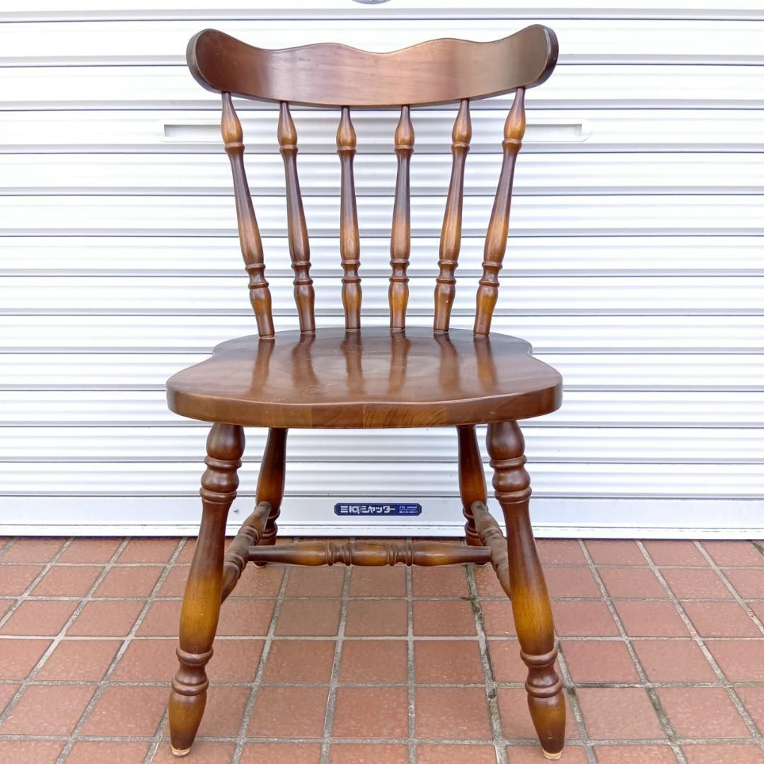 柏木工 ウィンザー スピンドル 木製 ダイニングチェア ビンテージ