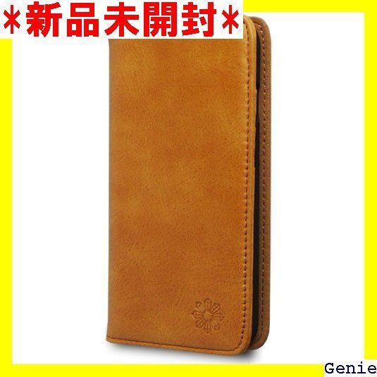 全国無料，2026 NeedNetwork iPhone 16 Plus 用 ケース 手帳型 本革レザー スマホケース アイフォン 用 耐衝撃 カードホルダー スタンド カバー マグネットなし キャメル 347 手帳型・フリップケース
