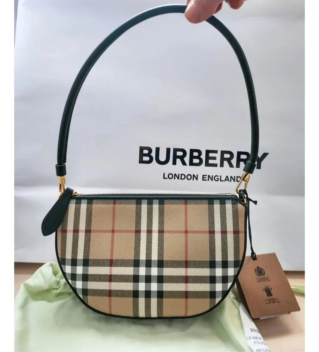 正規品 バーバリー ヴィンテージ CHECK ミニバッグ ほぼ