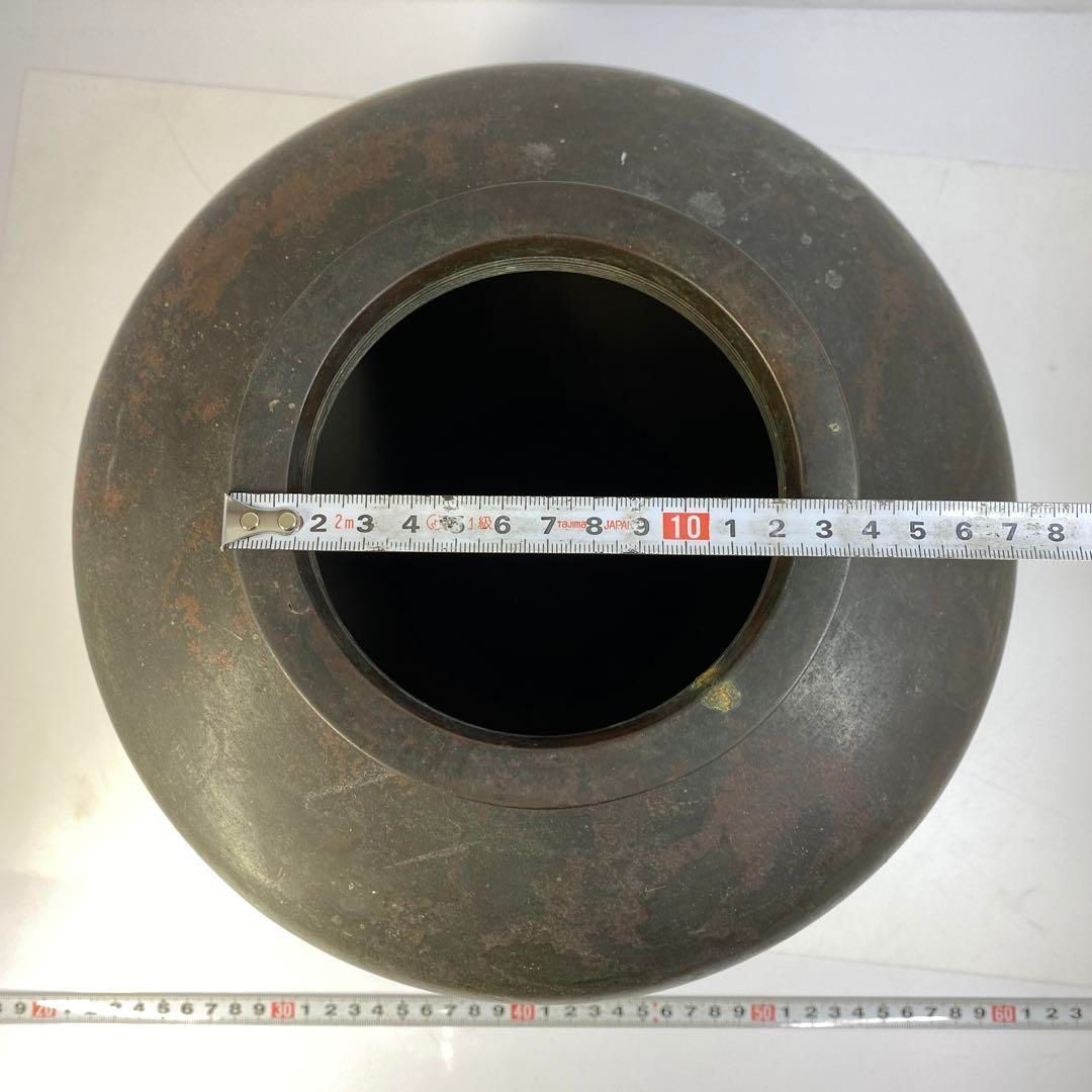 古銅 班紫銅 花瓶 3541g 高さ24㎝ タエトサ 東な6-0811 NEXPOTALLINN_EU