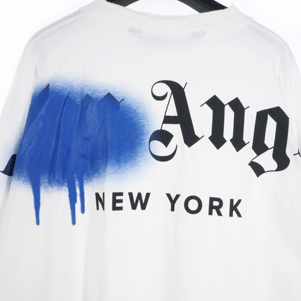 パームエンジェルス PALM ANGELS 21SS NEW YORK SPRAYED LOGO TEE