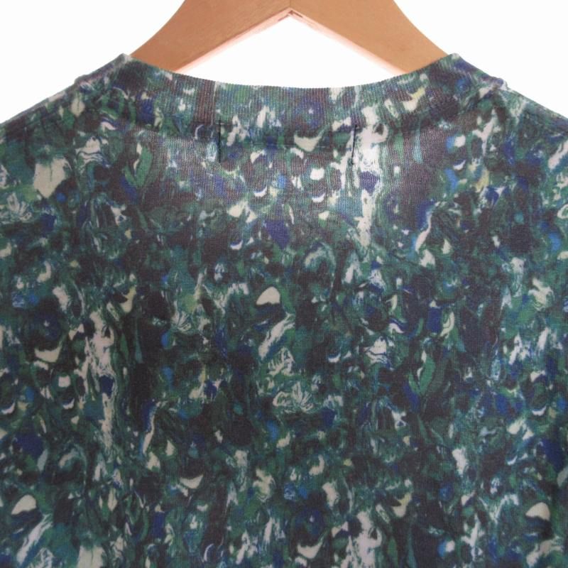 トーガ TOGA VIRILIS ビリリース タグ付 19SS Marble print T-shirt カットソー 半袖 マーブルプリント 総柄 緑  グリーン 44 約Sサイズ TV91-JK332 0622 - メルカリ