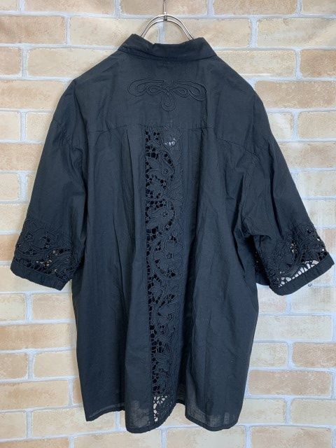 中古】Anuke アンヌーク カットワークレースシャツ 半袖 中古】Anuke アンヌーク カットワークレースシャツ 半袖