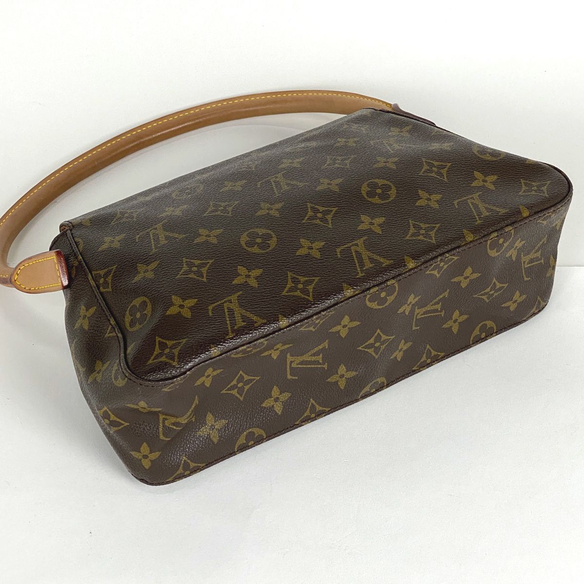 ルイ・ヴィトン Louis Vuitton ミニ ルーピング 肩掛け ワンショルダー ハンドバッグ ショルダーバッグ モノグラム ブラウン  M51147 レディース 【中古】