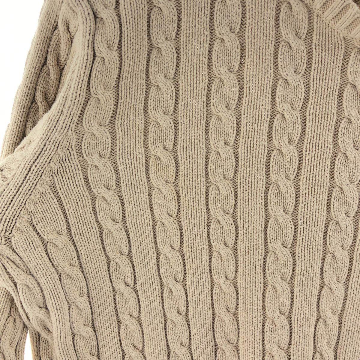 Ralph Lauren - 古着 ラルフローレン Ralph Lauren LAUREN RALPH LAUREN ケーブル編み コットンニットセーター レディースM相当 /eaa382262 古着 ラルフローレン Ralph Lauren LAUREN RALPH LAUREN