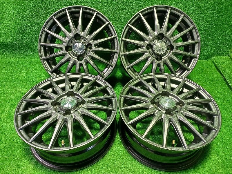 社外 ザインレーシング 14ｲﾝﾁ 5.5J 4穴 4本 100 43