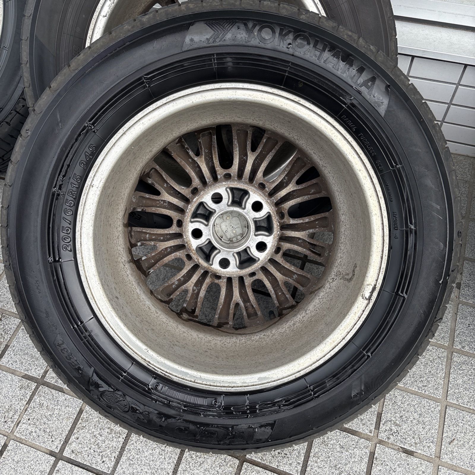 17 クラウン マジェスタ 純正ホイール タイヤセット 205/65r15 15×6.5 