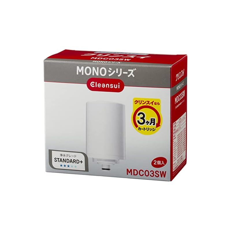 Cleansui MONOシリーズ MDC01SW カートリッジ 2個【新品】 Amazon.co.jp: クリンスイ 浄水器 蛇口直結型 MONOシリーズ 交換