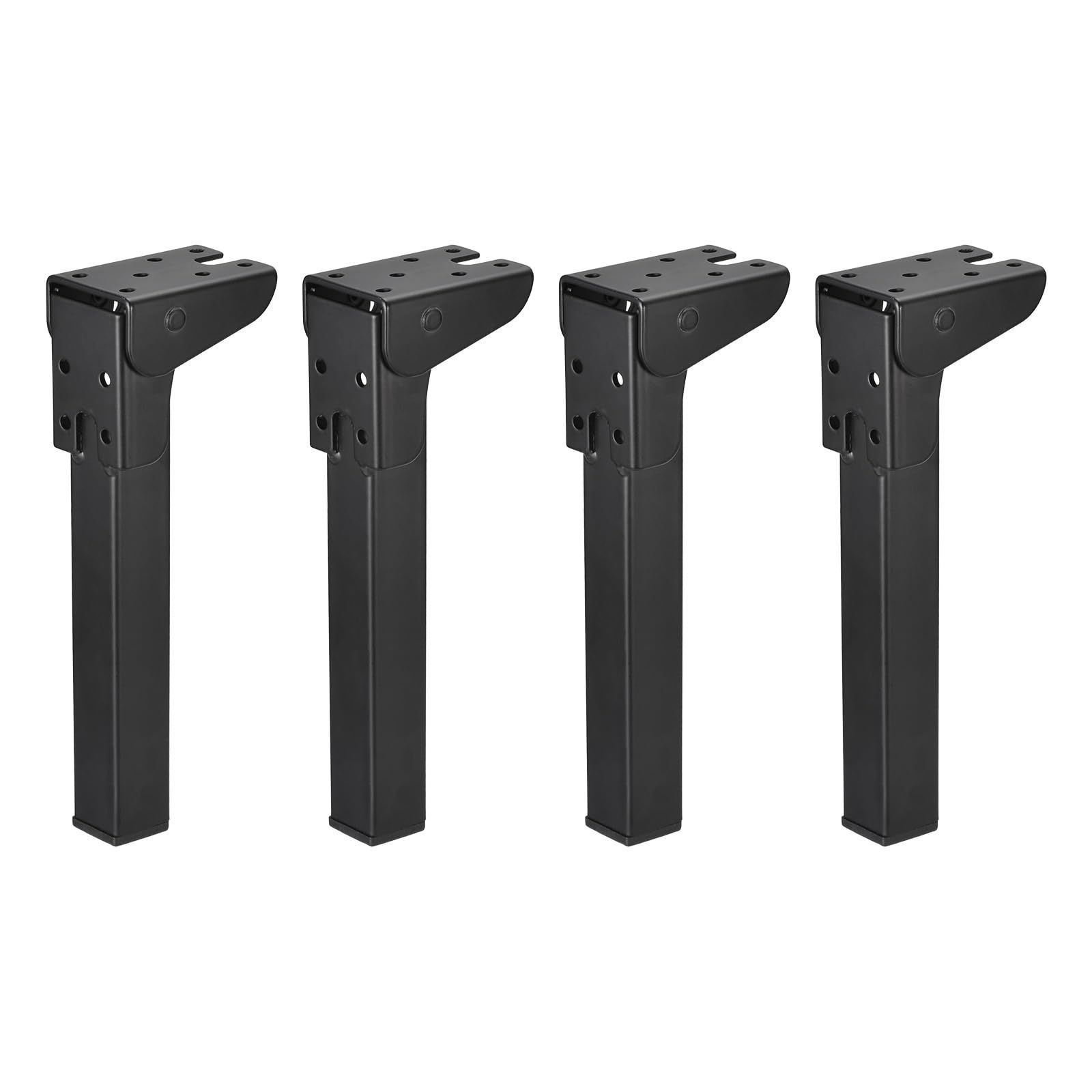【特価商品】uxcell 折りたたみテーブル脚 4本セット 20cm(7.9) メタル製 折りたたみ可能なテーブル用家具脚 ラップトップデスク脚 キャビネット ソファ ベッド用の交換脚