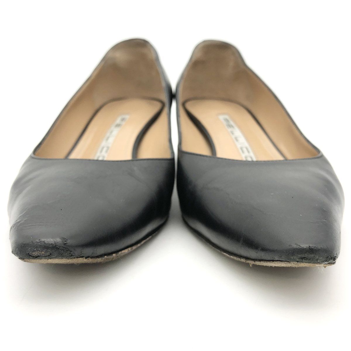 PELLICO パンプス スムースレザー ポインテッドトゥ ブラック 1886A KIN-KAAI_COM