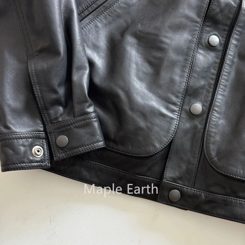 Lemaire】2024SS モーターサイクル ライダースジャケット 黒