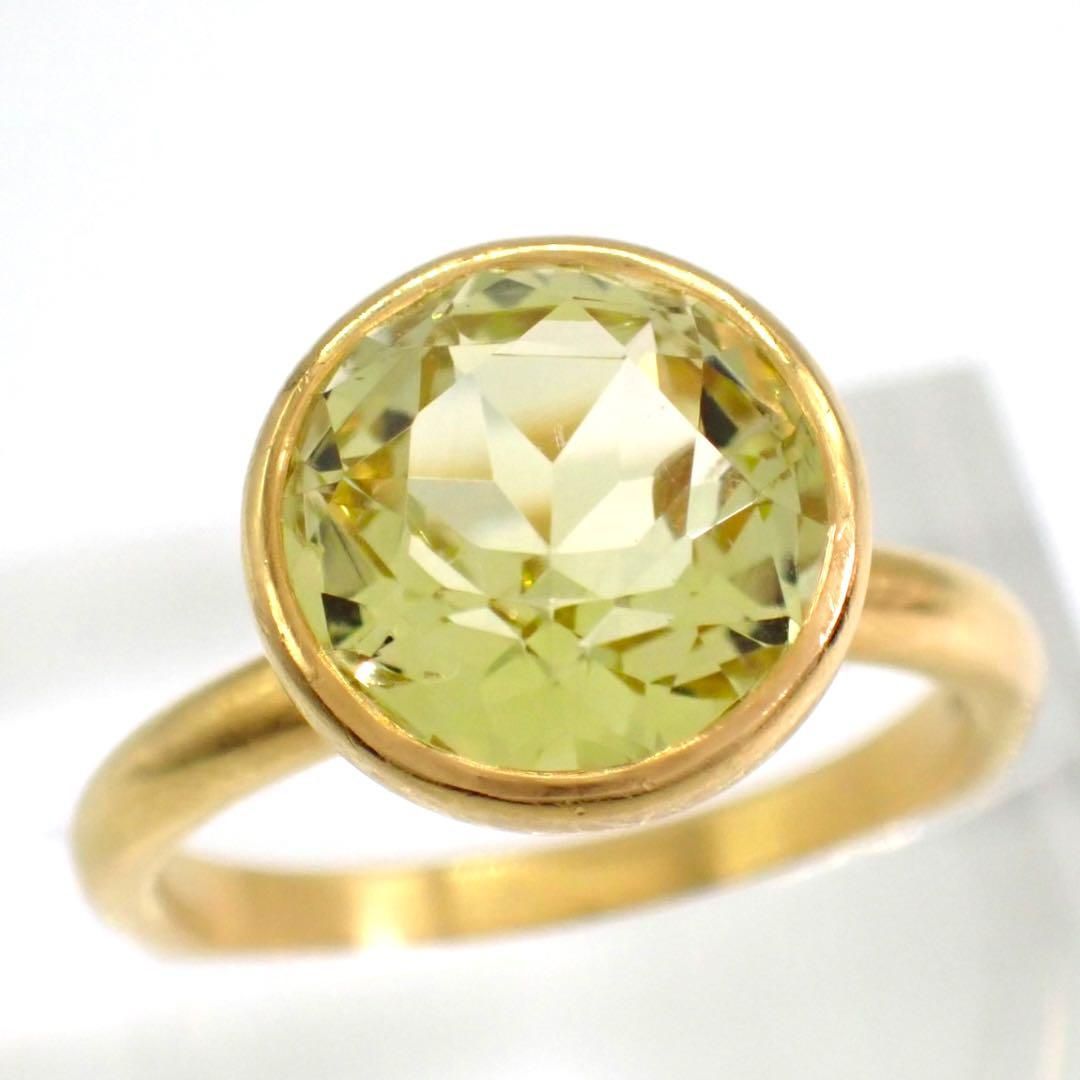 マリーエレーヌドゥタイヤック レモンクォーツ プリンセスリング K22 4109 マリーエレーヌドゥタイヤック レモンクォーツ プリンセスリング K22