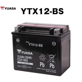 YTX12-BS(密閉型) バイク用バッテリー 台湾ユアサ YUASA library