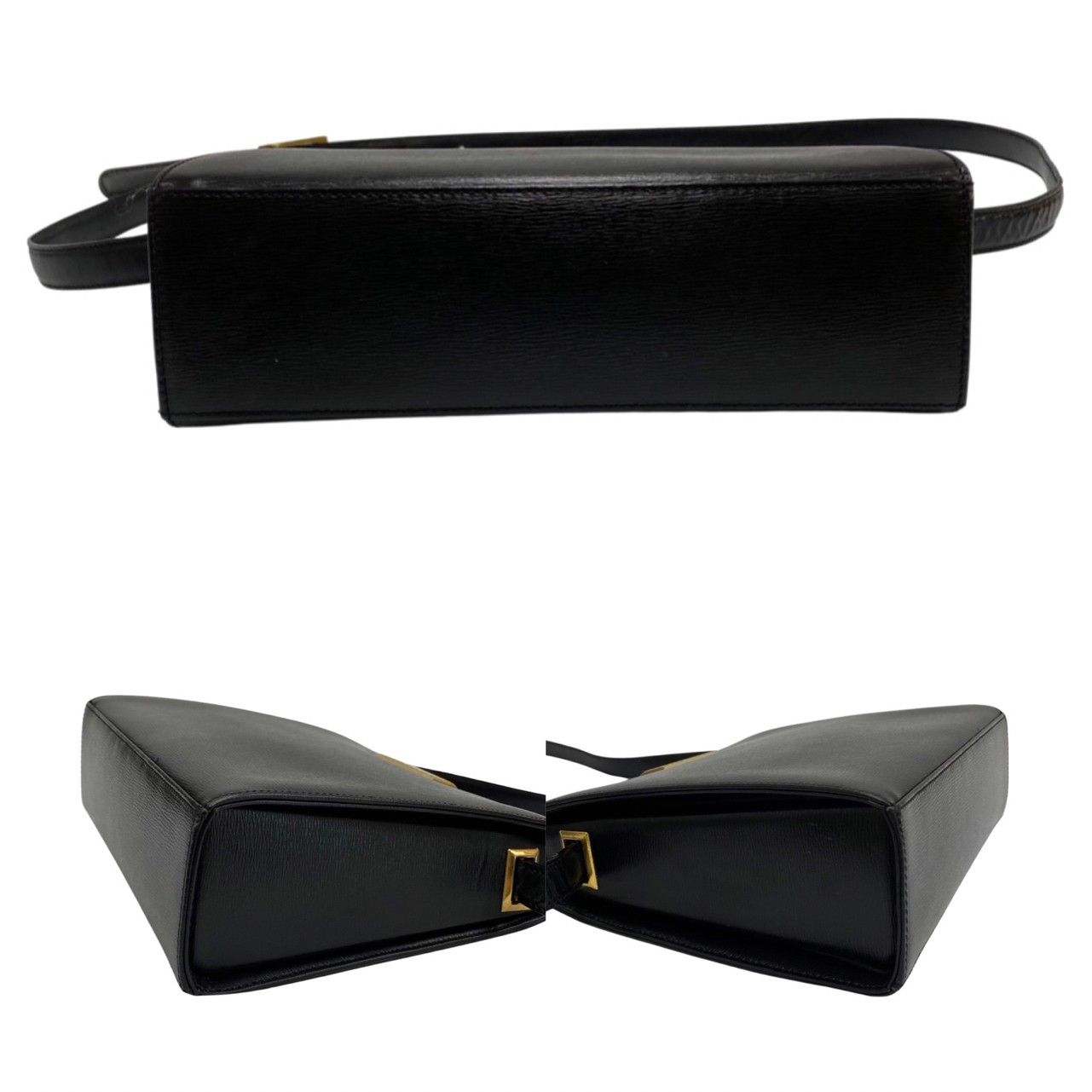 極 美品 希少品 Christian Dior ディオール CD ロゴ 金具 レザー