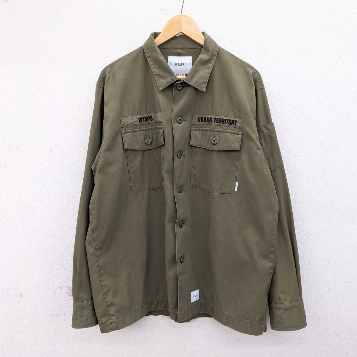 WTAPS ダブルタップス BUDS LS COTTON TWILL バッズ 長袖 ミリタリー