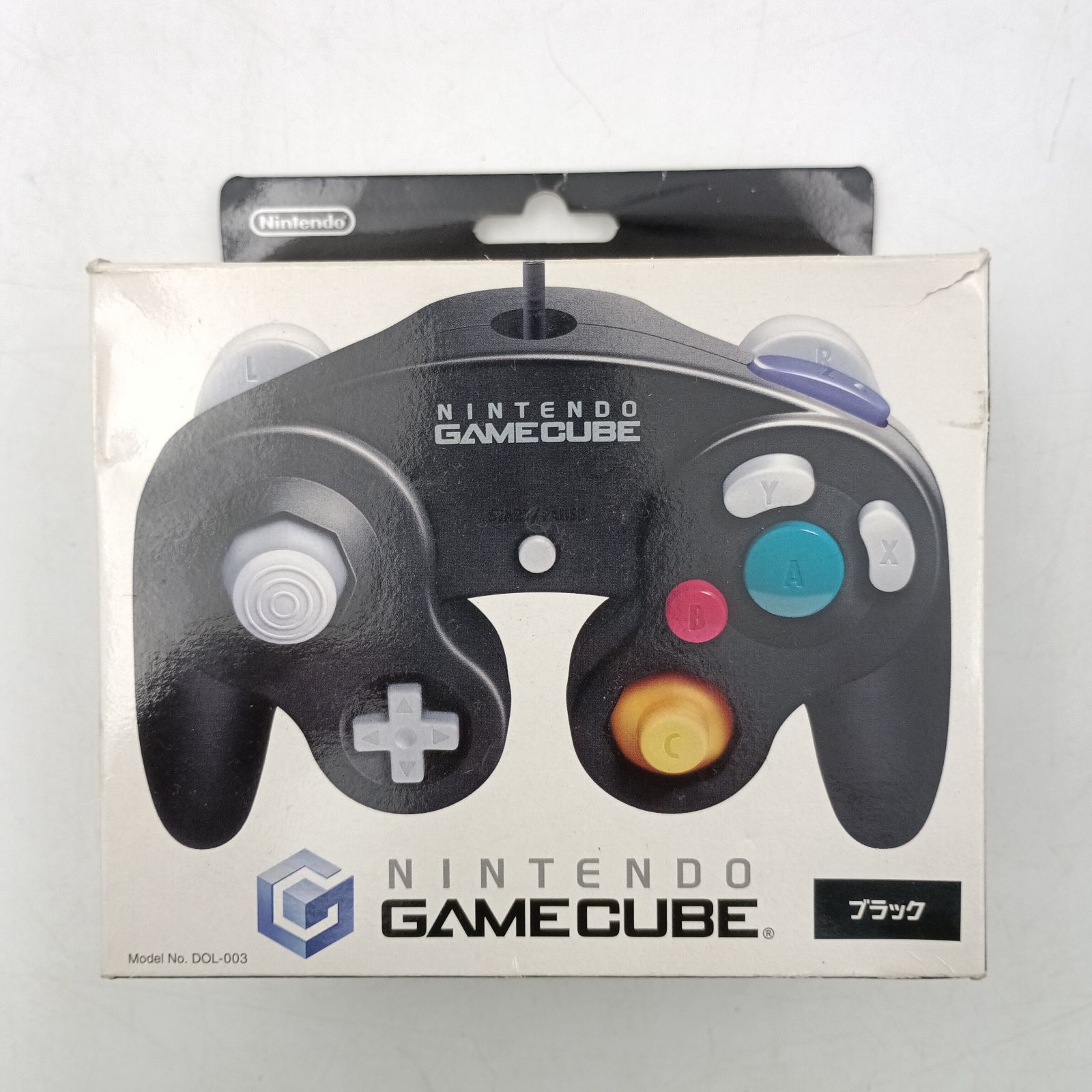 K-1007】ゲームキューブコントローラー 任天堂 純正品 ブラック