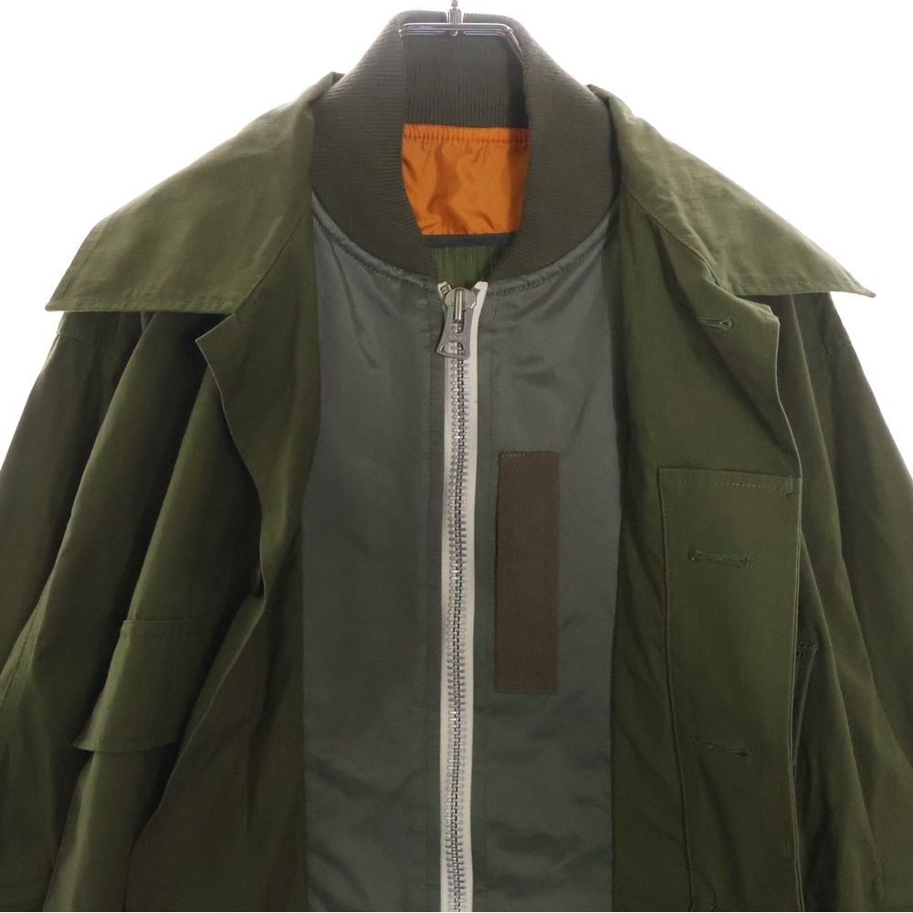 Sacai (サカイ) ×WTAPS 23SS MILL LS 01 Shirt 23-03239M ダブル