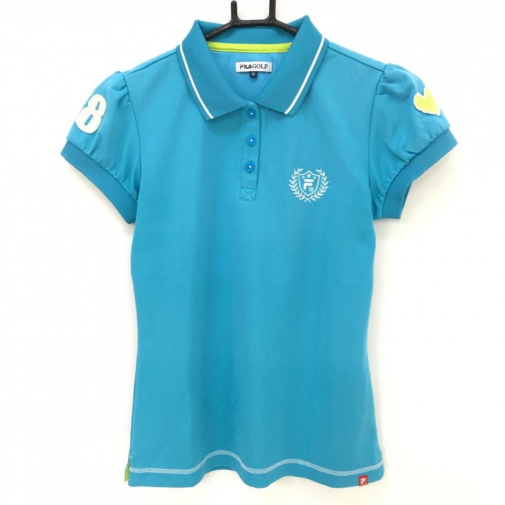 archivio - coco 中古 アルチビオ archivio レディース 半袖ポロシャツ 40(L) 青 ブルー パフスリーブ archivio - coco 中古 アルチビオ archivio レディース 半袖
