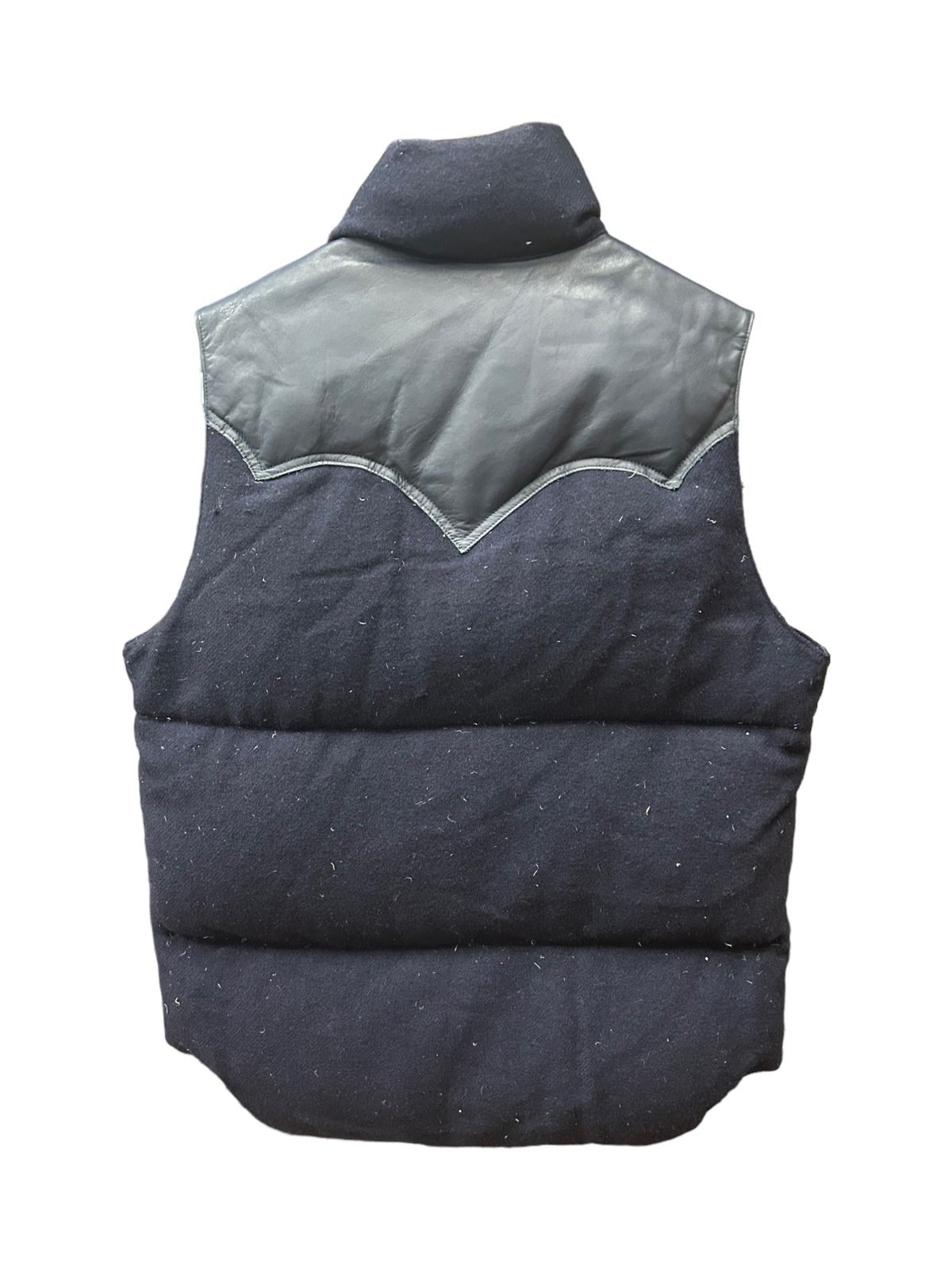 Rocky Mountain Featherbed (ロッキーマウンテンフェザーベッド) CHRISTY VEST クリスティー ダウンベスト ウール  ネイビー 38 メンズ /027 - メルカリ