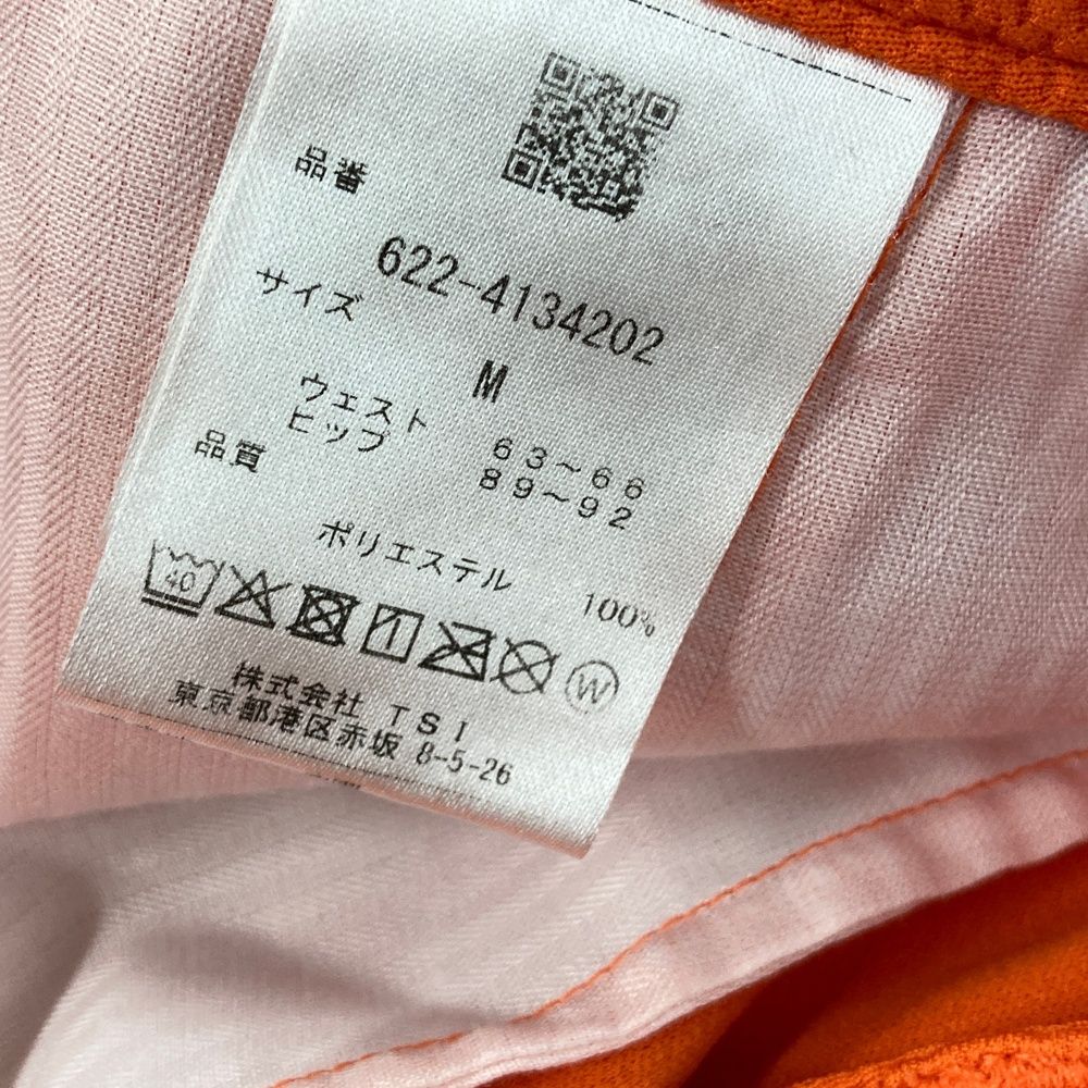 美品 特別限定価格 ラルフローレンゴルフ スカート サイズ:M PING ピン 2024年モデル スカート オレンジ系