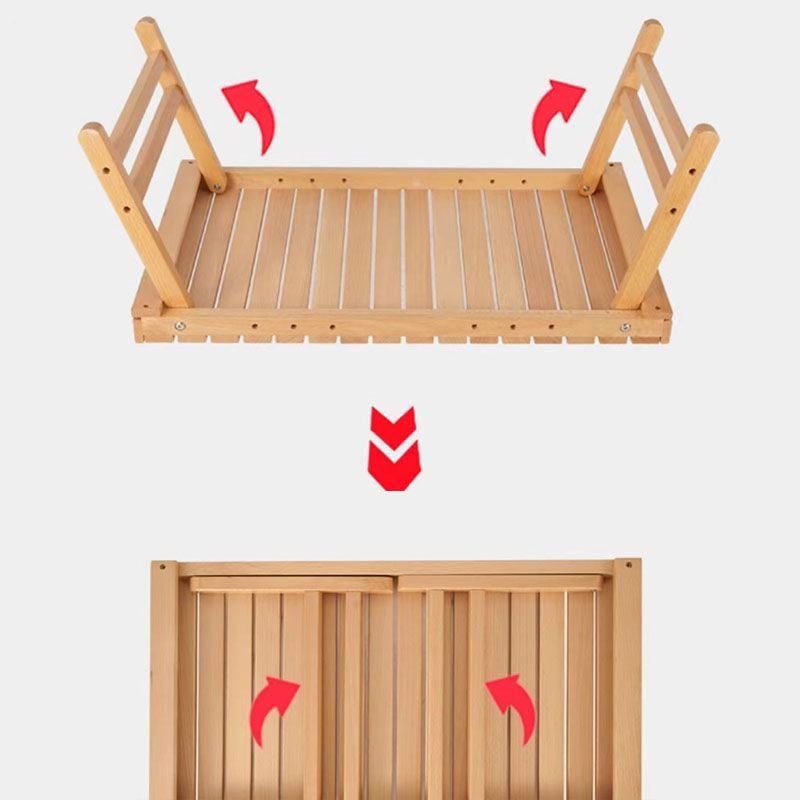 スライド式木製BBQテーブル キャンプ用品