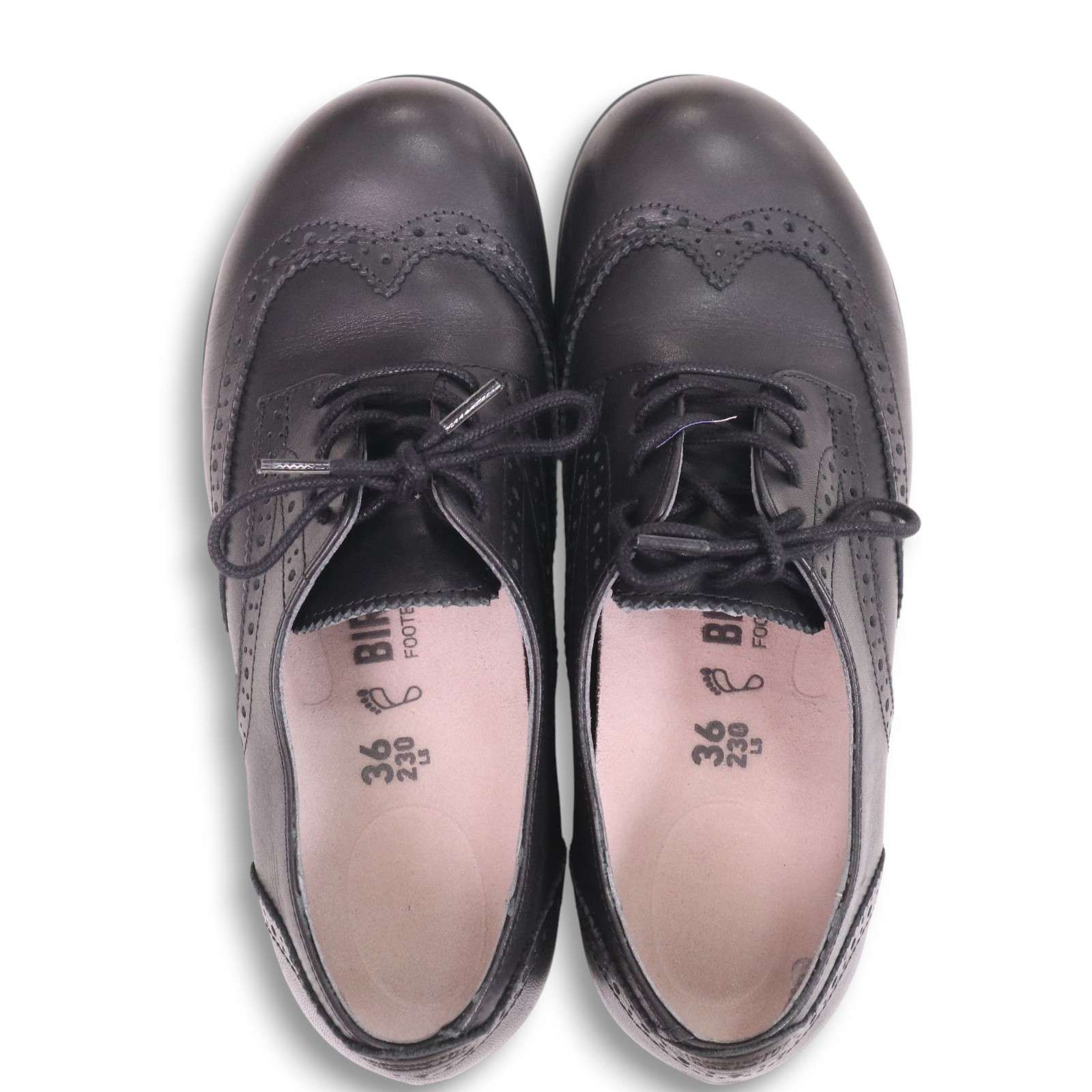 ビルケンシュトック✨ララミーレースアップシューズ ウイングチップ 茶