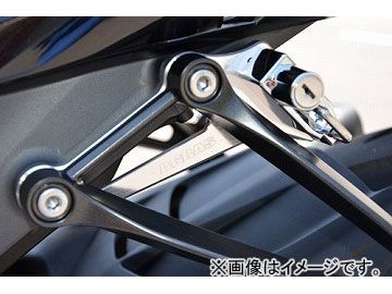 2輪 アグラス ヘルメットホルダー ブラック/メッキ P053-2455 カワサキ ZX-6R/RR 2009年～2012年 JAN：4548664873111