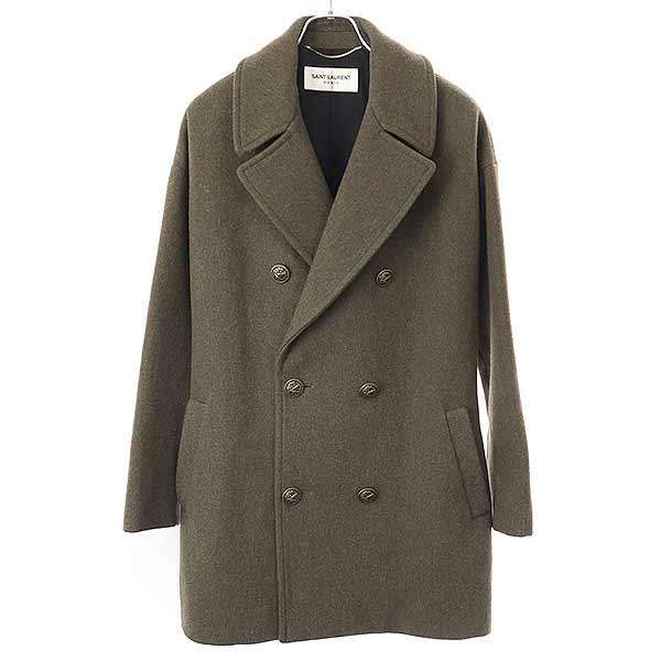 SAINT LAURENT PARIS サンローラン パリ 18AW カシミヤ混ダブル