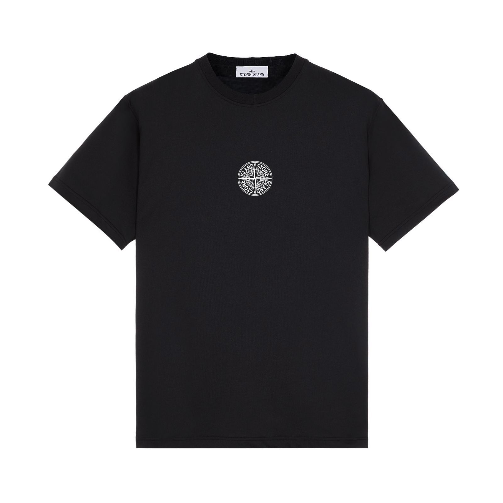 新品 STONE ISLAND  Tシャツ黒 半袖 男女兼用 S