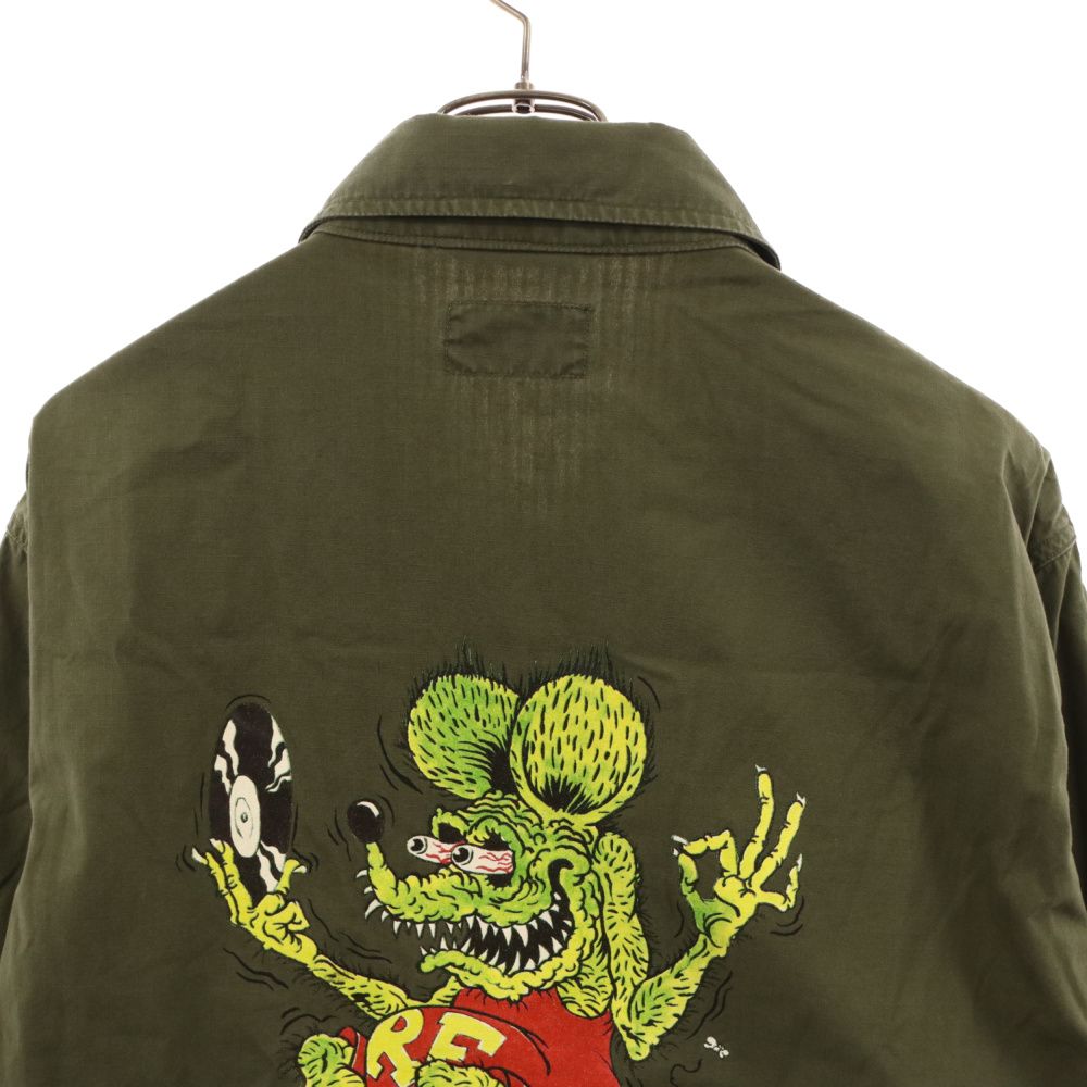 WACKO MARIA (ワコマリア) ×RAT FINK ARMY SHIRT ラットフィンク WACKO MARIA (ワコマリア) ×RAT FINK ARMY SHIRT ラットフィンク