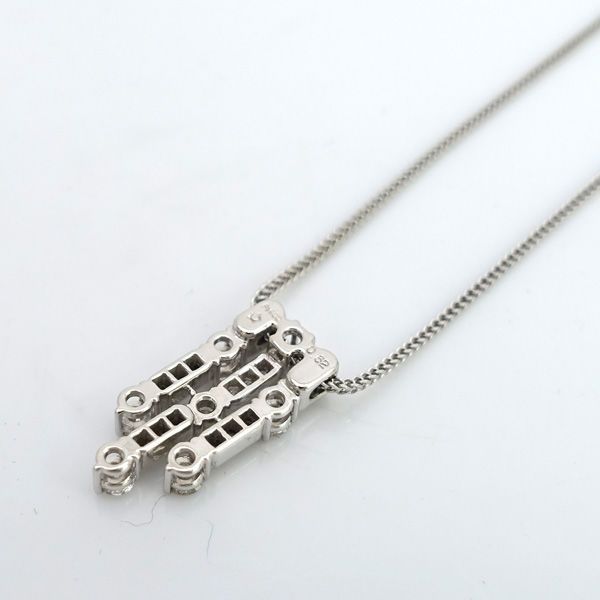 HOSHI no SUNA 星の砂 ◇Pt950/850 ネックレス ダイヤ 0.62ct