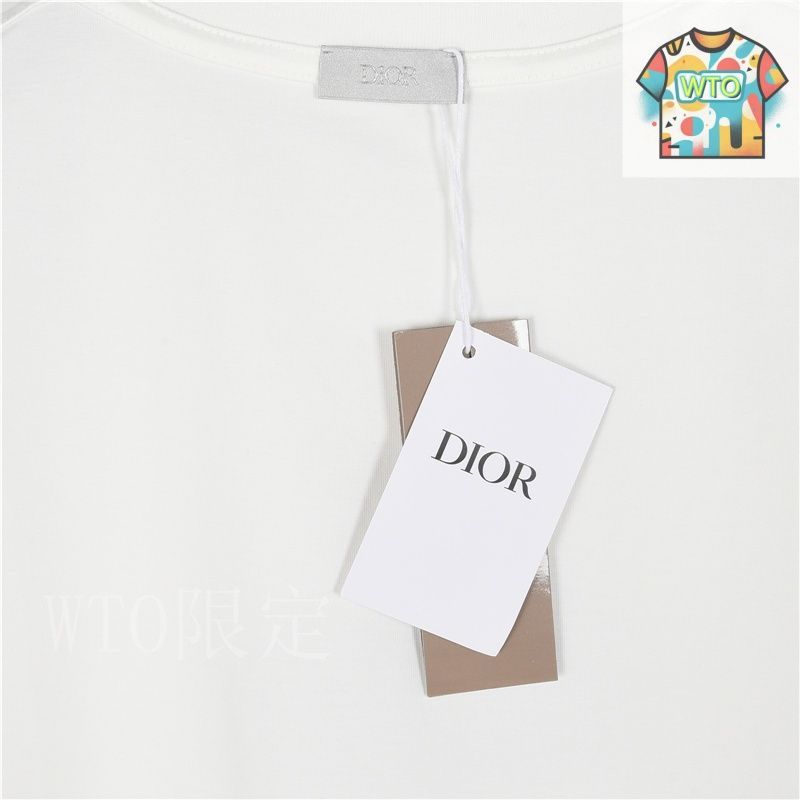 今日WTO】Dior / ディオール 25ss 刺繍シルバーロゴ T シャツ