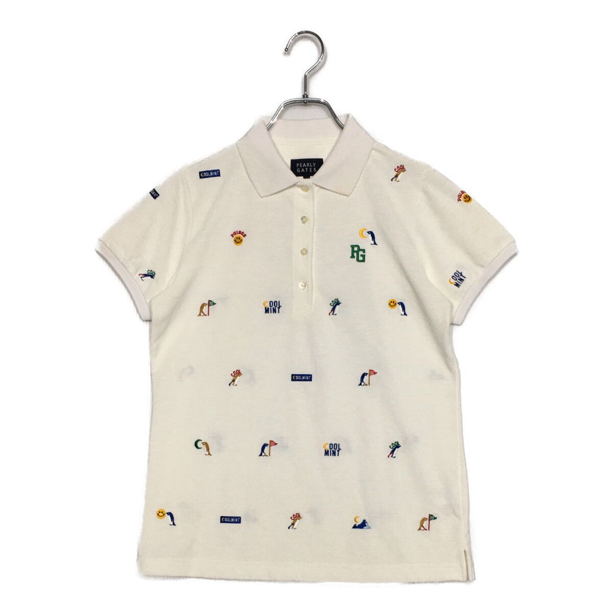 レディース パーリーゲイツ PEARLY GATES 半袖ポロシャツ 1(M) 白