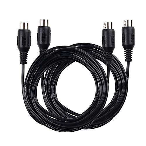 3m Cable Matters MIDI ケーブル 5ピン DIN MIDIケーブル 2本セット 3m