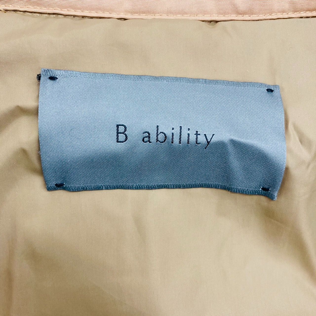 B ability BOSCH ダウンジャケット ダウンコート ブラウン サイズ36 