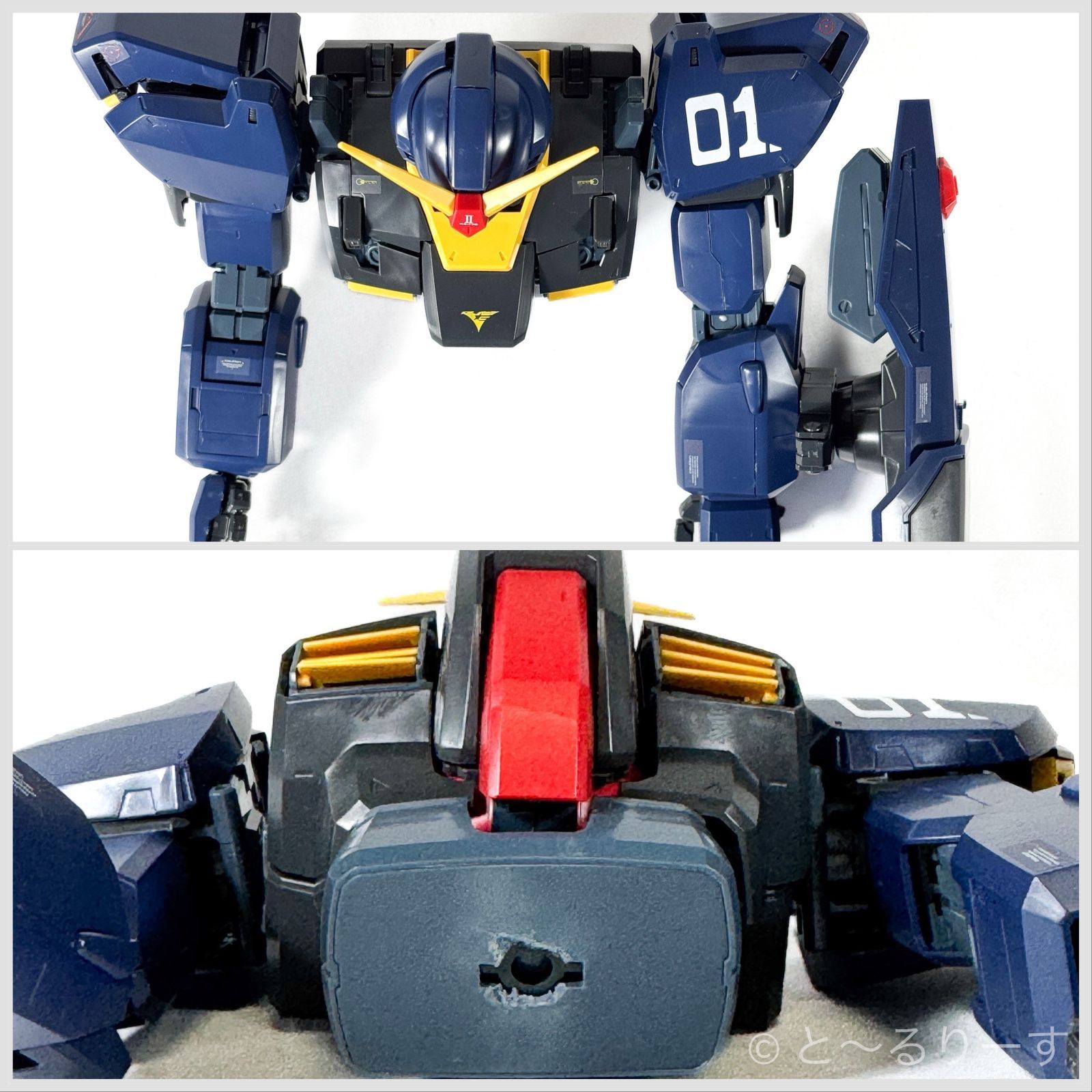 組立済】PG 1/60 RX-178 ガンダムMk-II ティターンズカラー