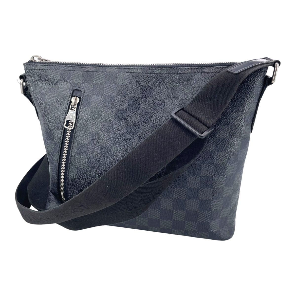 中古】 LOUIS VUITTON ルイ・ヴィトン ダミエ・グラフィット ミックPM N41211 ブラック ショルダーバッグ・メッセンジャーバッグ