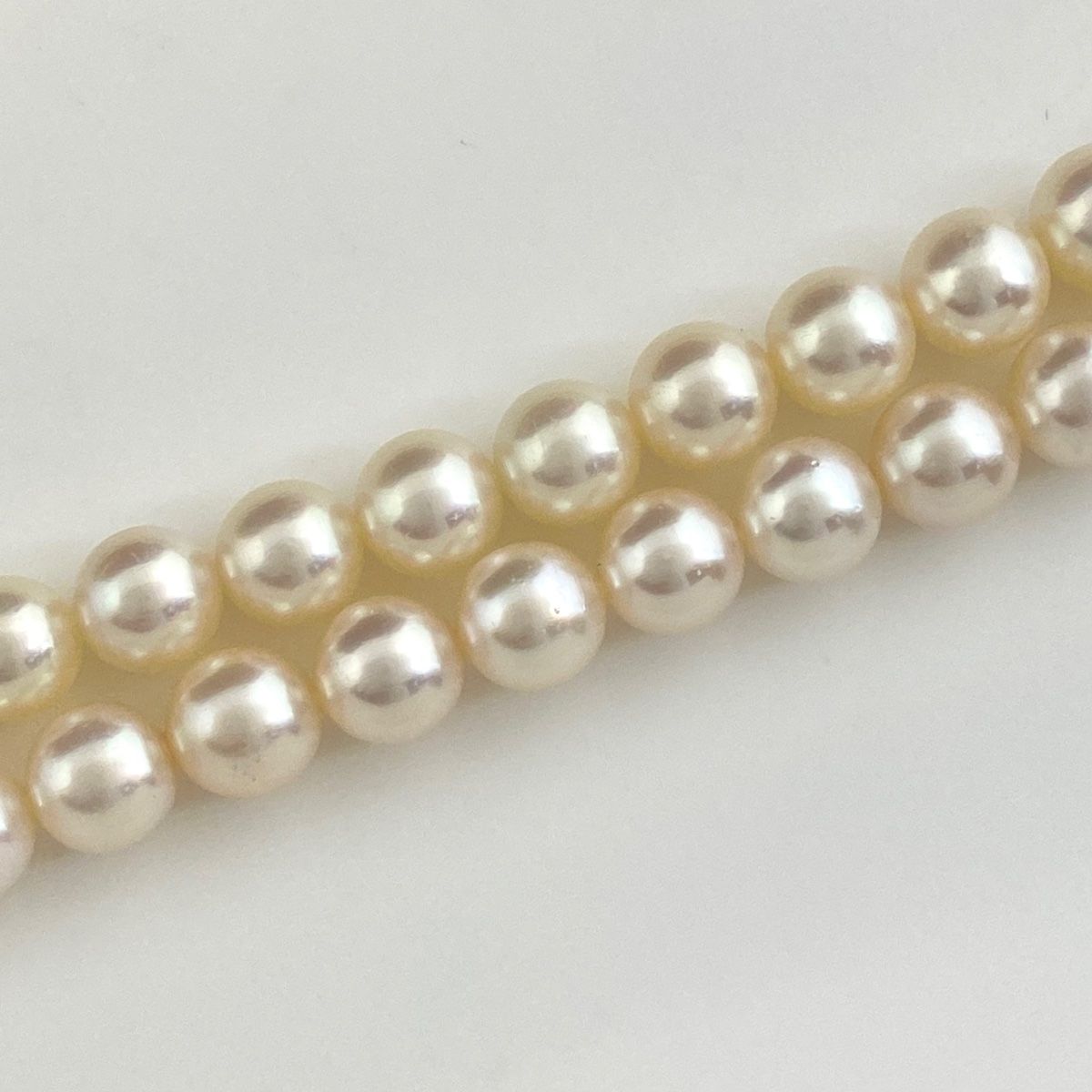 ミキモト MIKIMOTO パール デザインネックレス K14 ホワイトゴールド ...