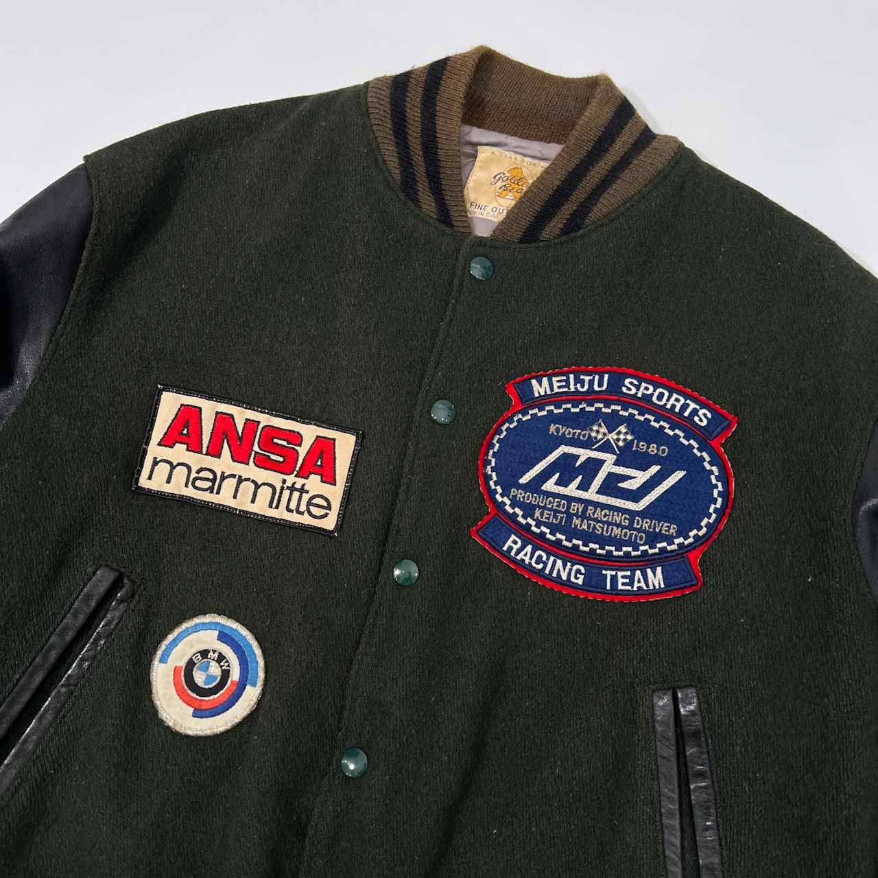 激ジブ 70s 80s Golden Bear ゴールデンベアー セルフワッペン 袖革