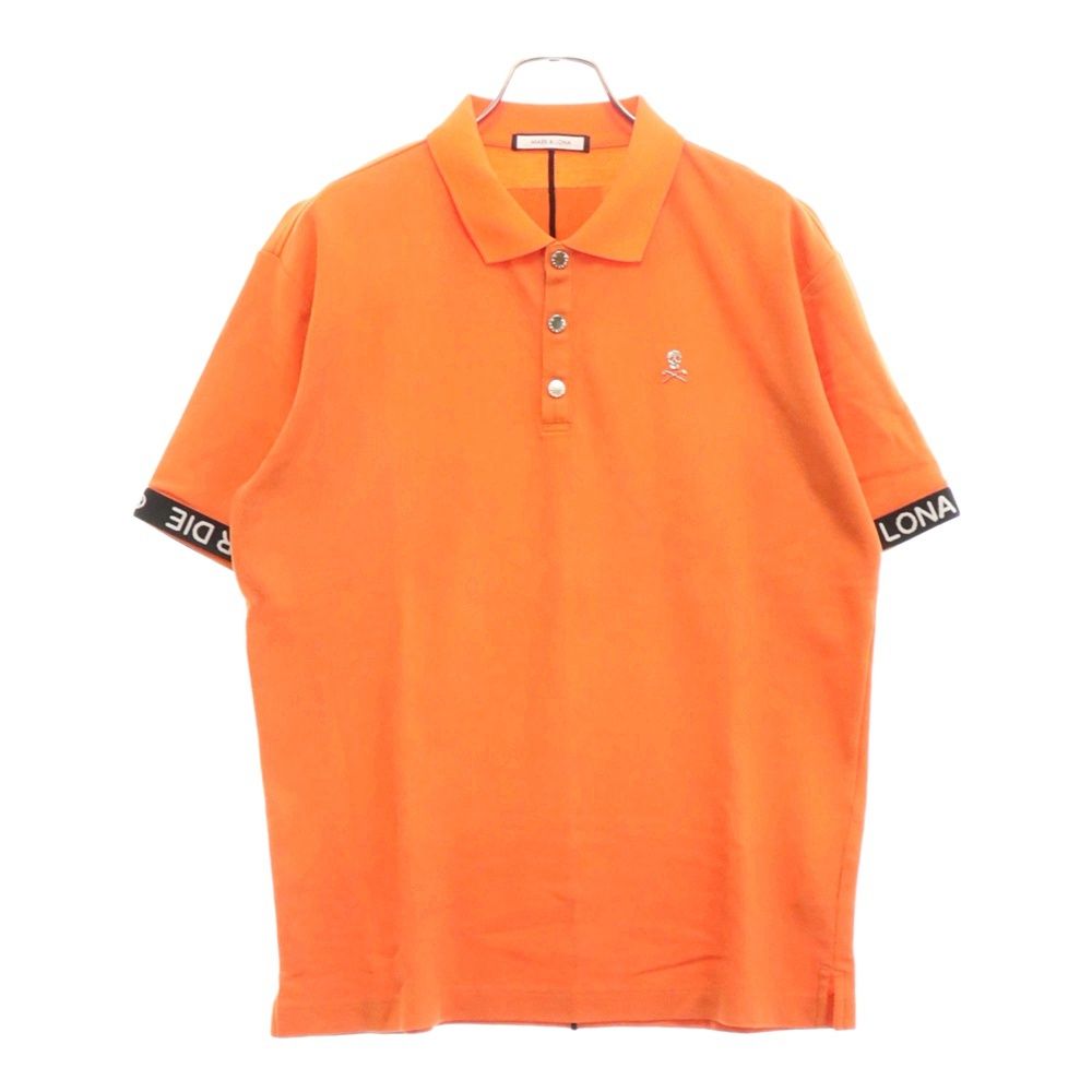 MARKu0026LONA (マークアンドロナ) ACE POLO エースポロ 半袖ポロシャツ オレンジ MLM-1A-AP01