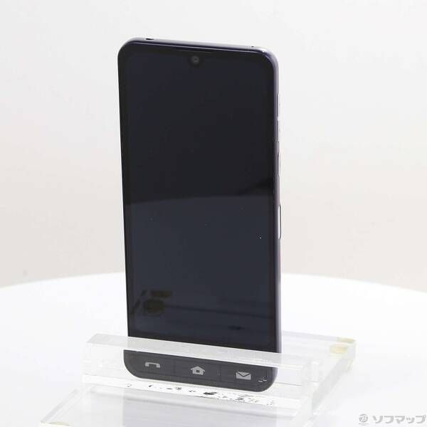 スマートフォン・携帯電話 〔品〕 BASIO active 64GB ネイビー SHG09